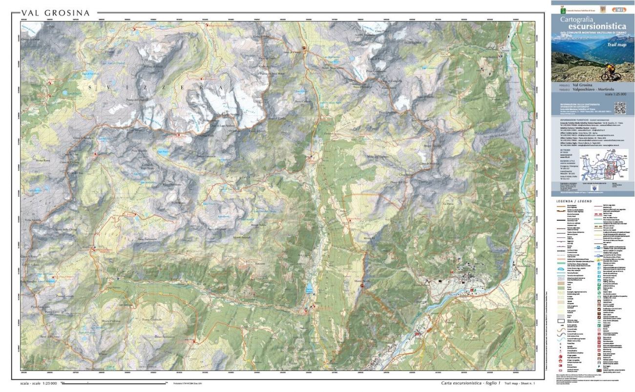 Collana Mappe SeTeMap – Valgrosina / Valposchiavo Mortirolo